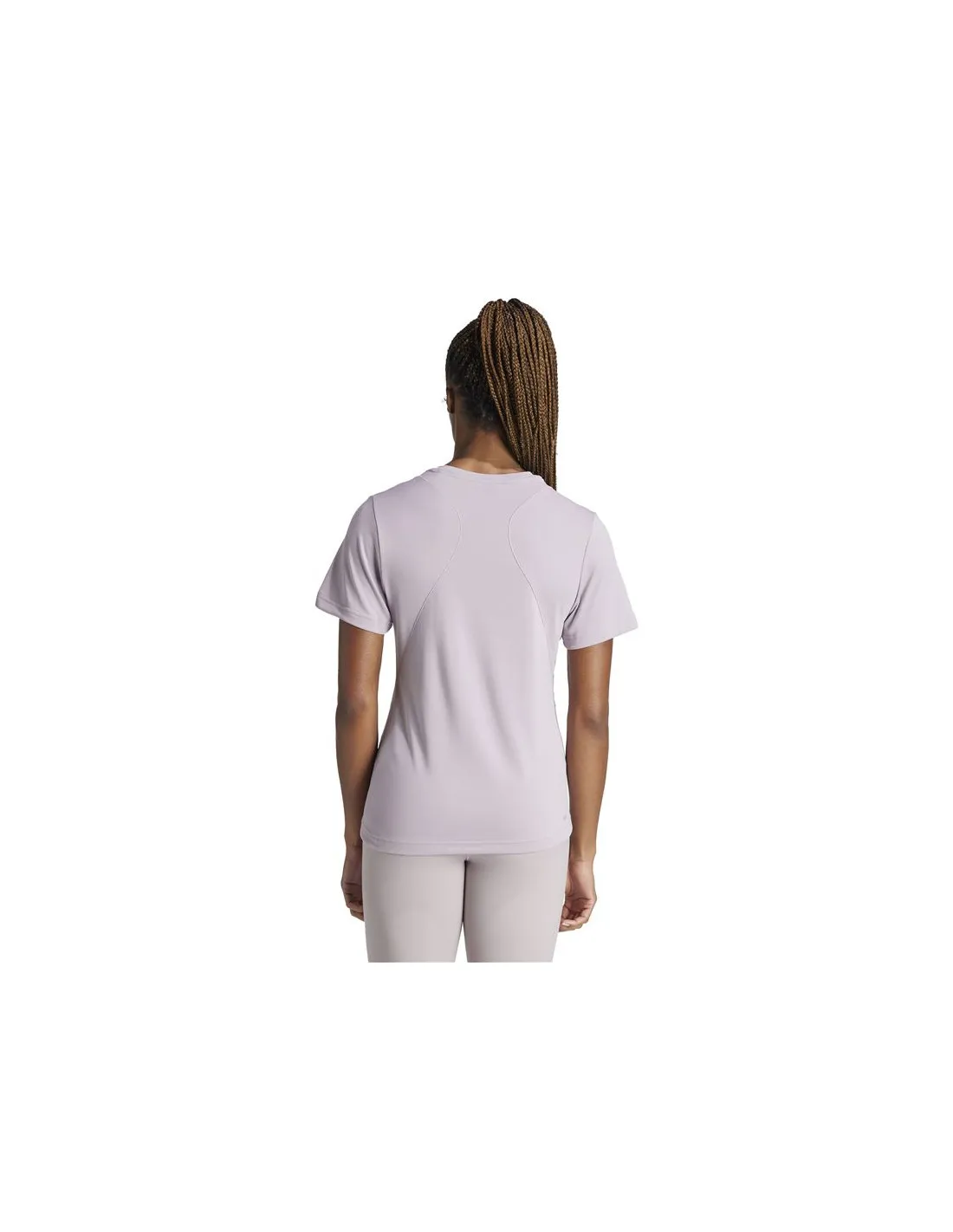Camiseta de Fitness adidas Essentials D4T Hiit Sc Mujer Lila
