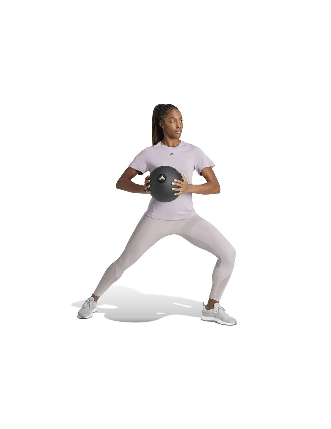 Camiseta de Fitness adidas Essentials D4T Hiit Sc Mujer Lila