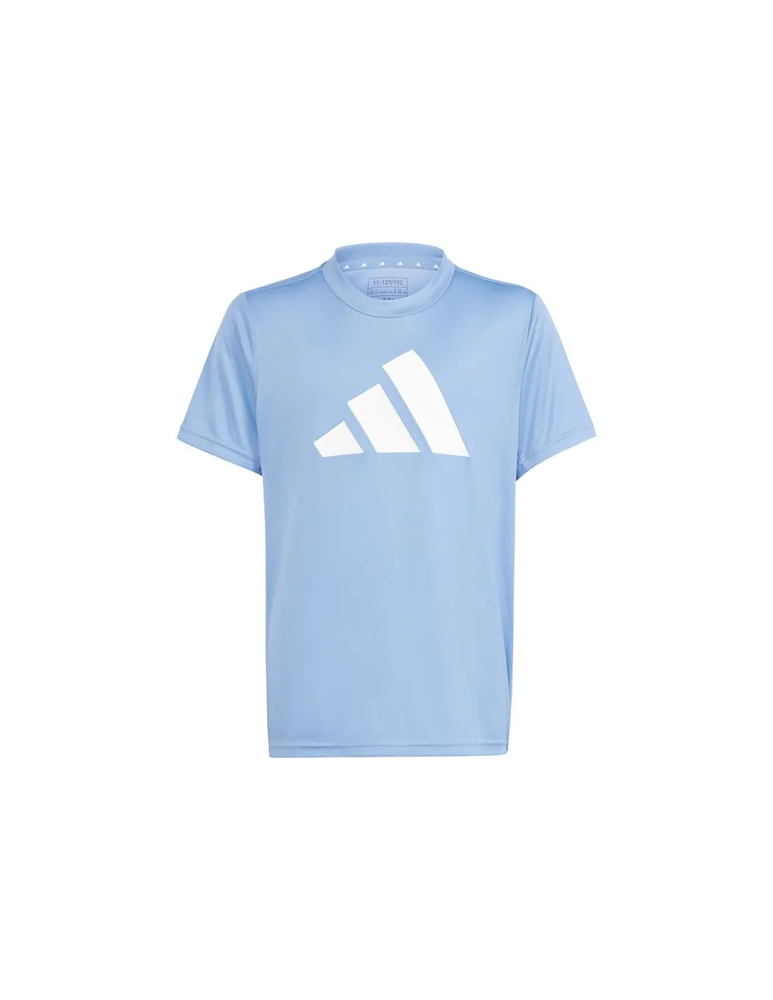 Camiseta de Fitness adidas Essentials French Terry Logo Infantil Azul
