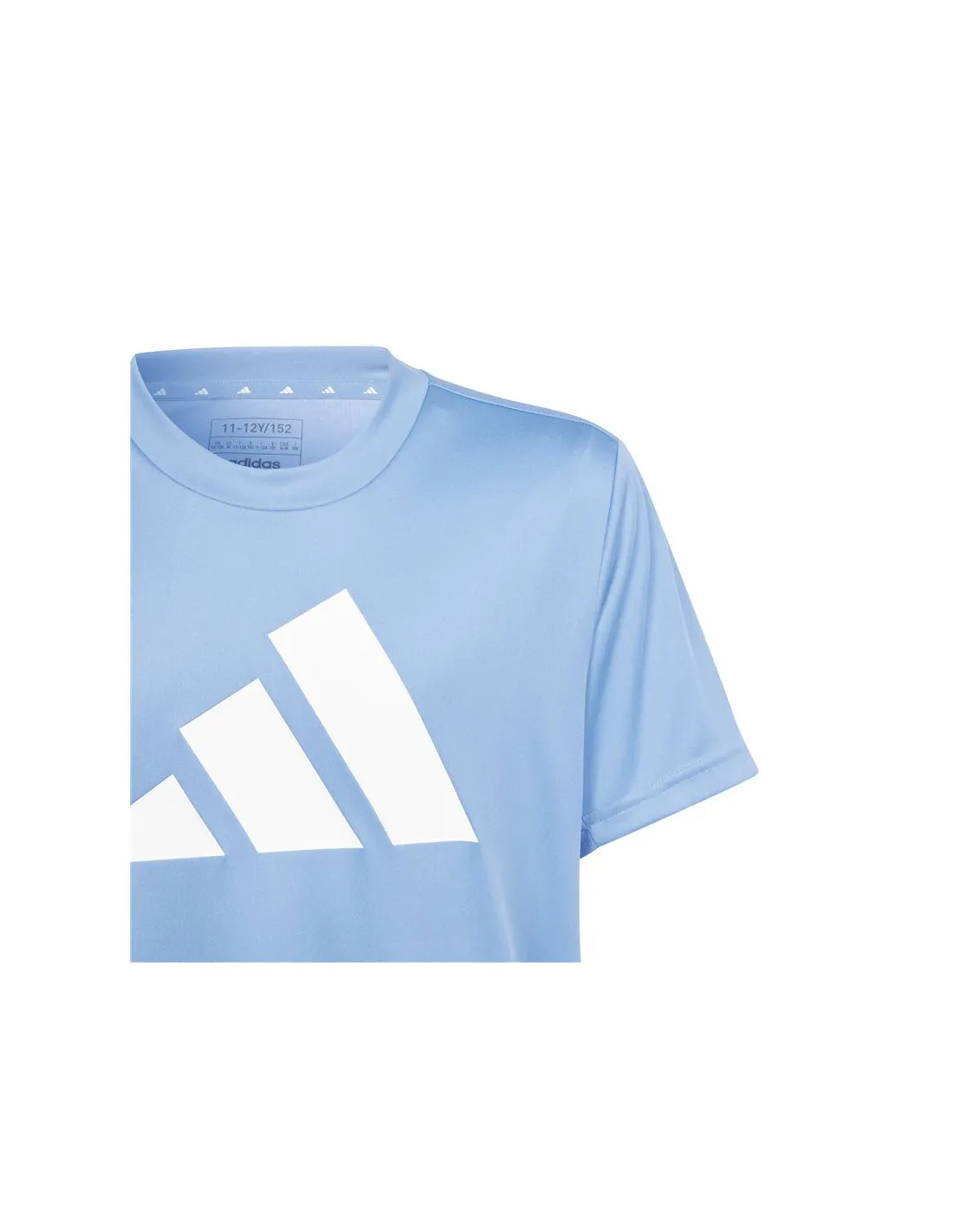 Camiseta de Fitness adidas Essentials French Terry Logo Infantil Azul