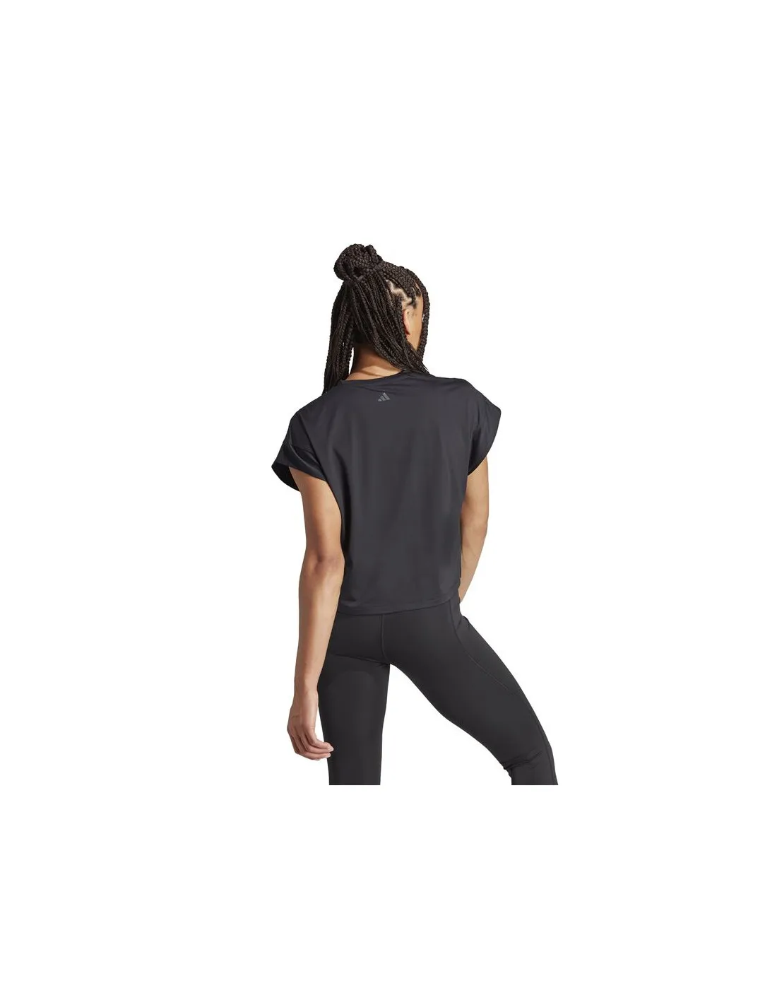 Camiseta de Fitness adidas Essentials Studio Mujer Negro