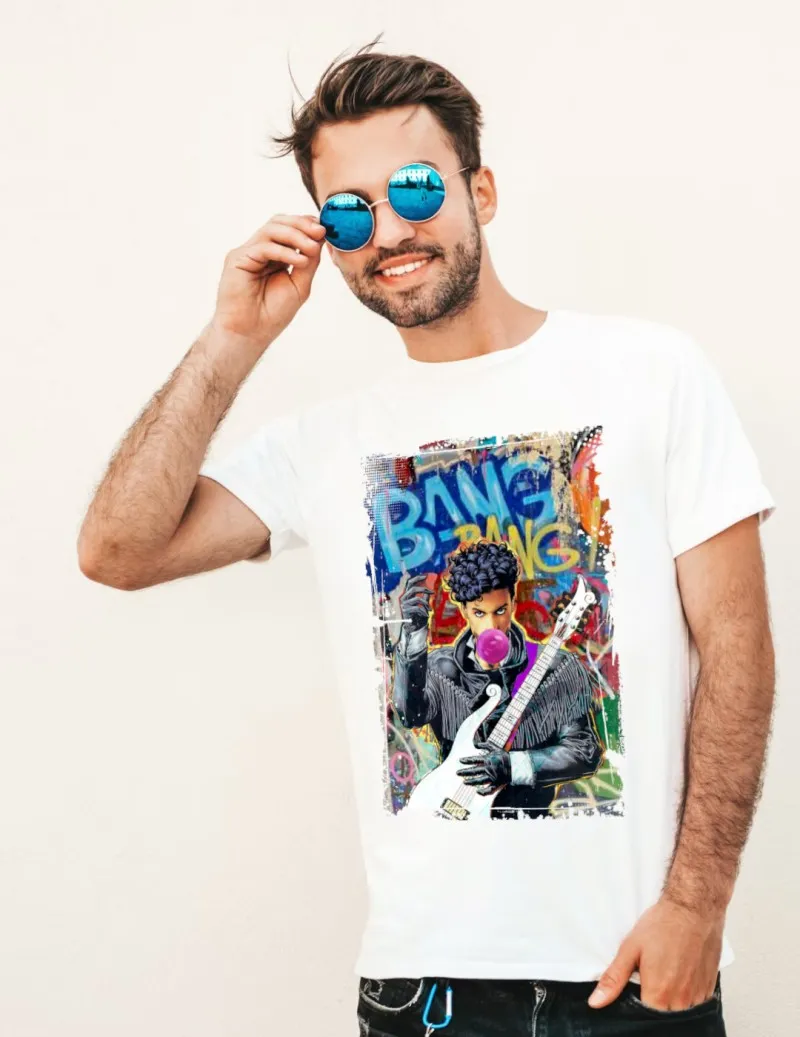 Camiseta de hombre PRINCE blanco