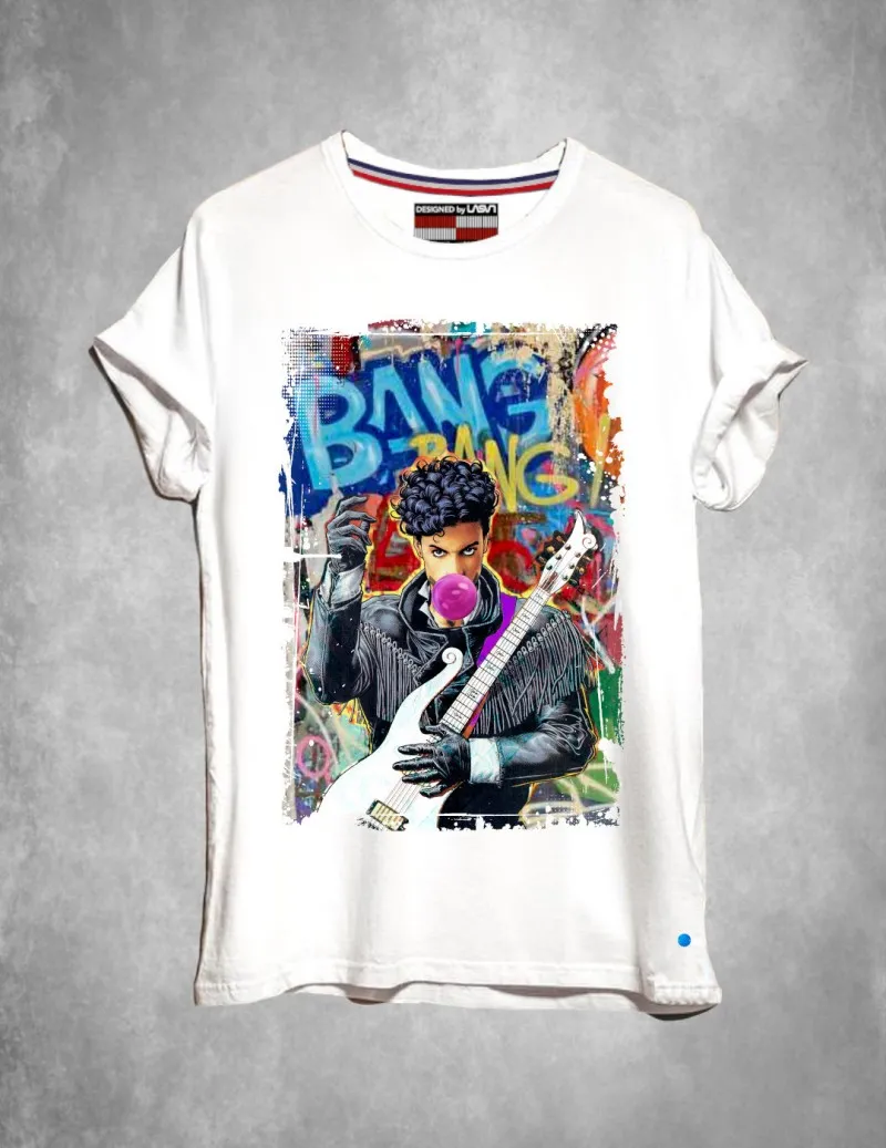 Camiseta de hombre PRINCE blanco