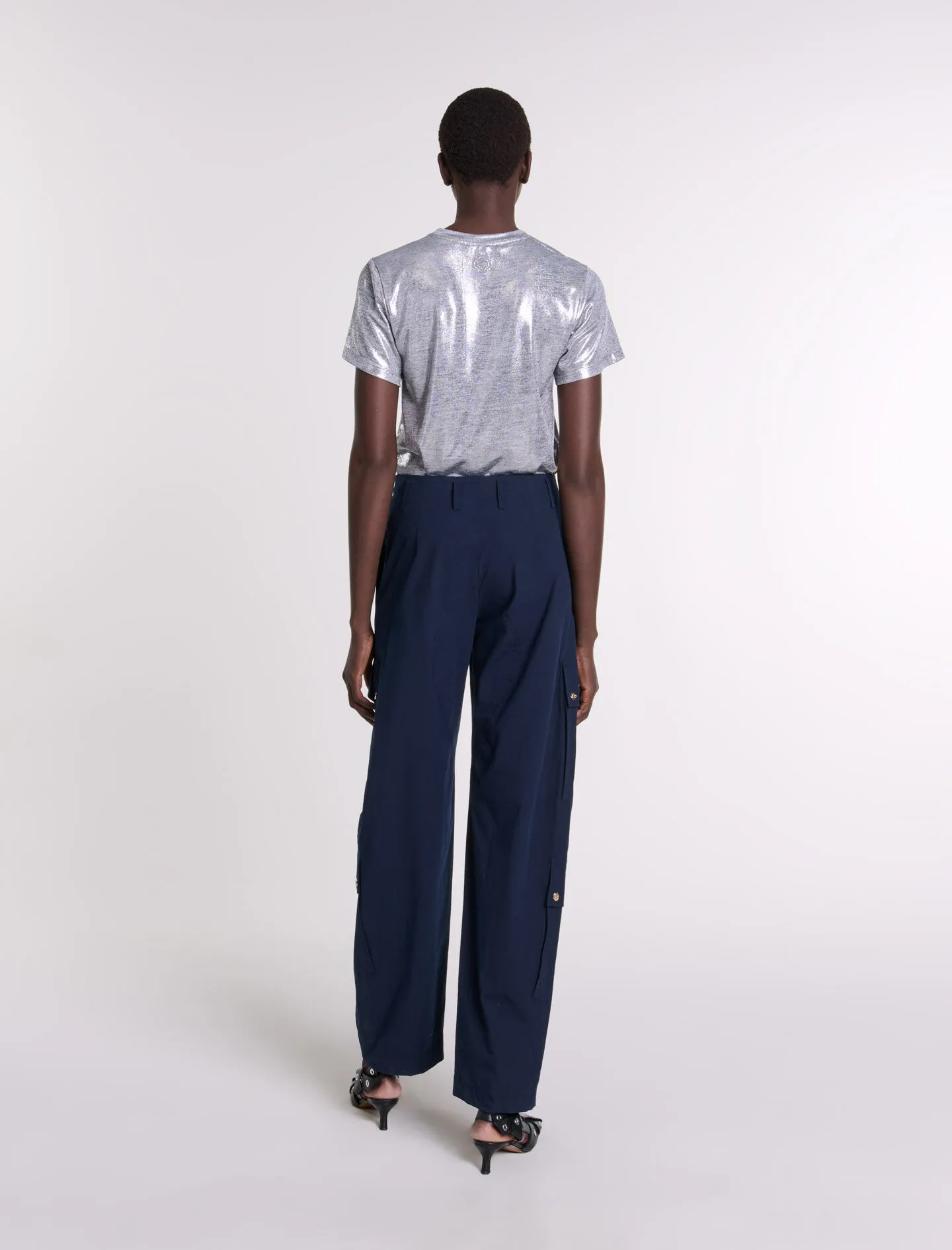 Camiseta de lamé
