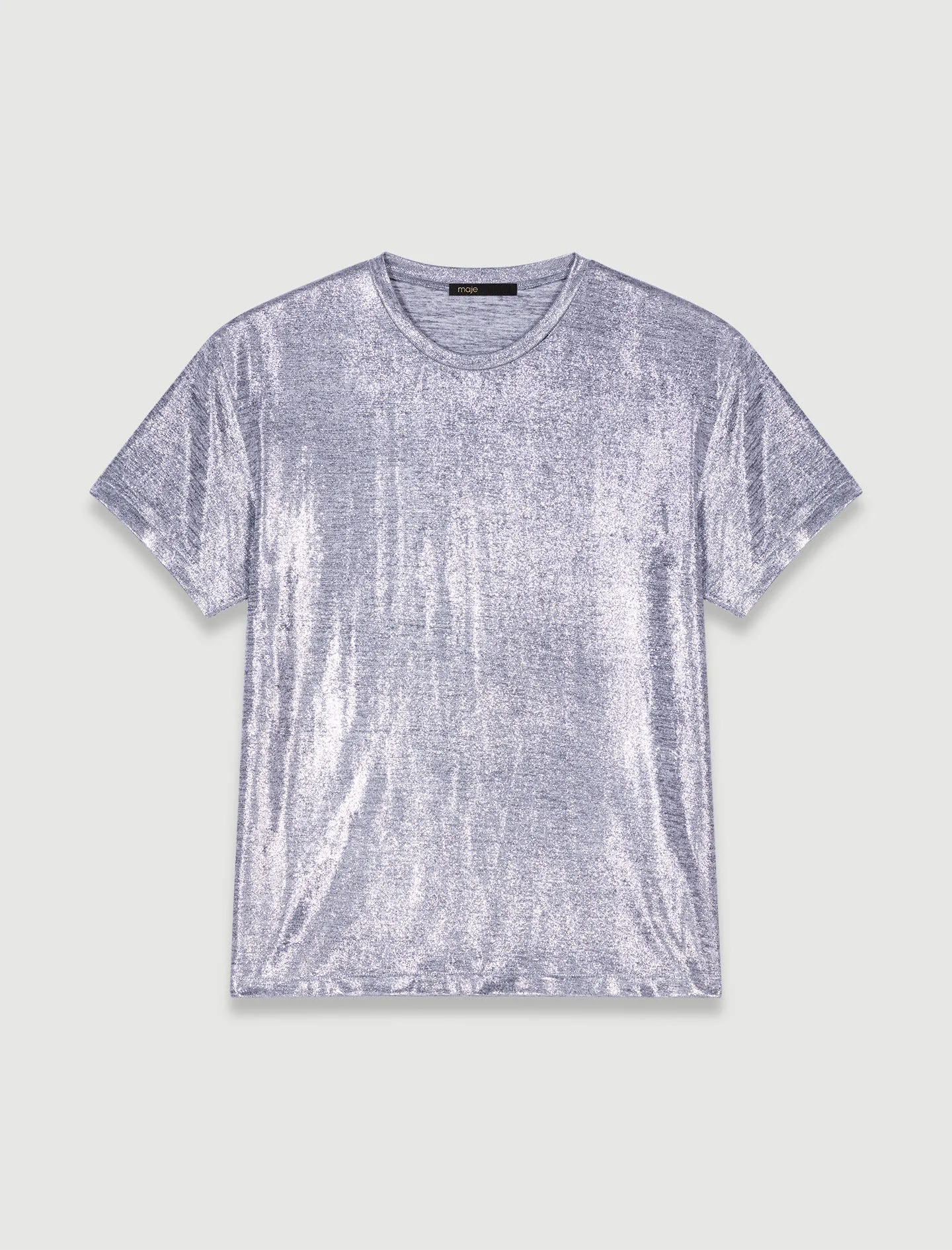 Camiseta de lamé