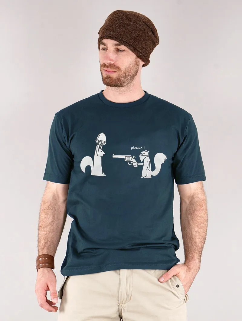 Camiseta de mangas cortas estampada 
