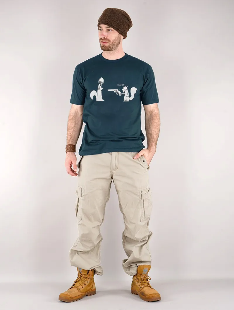 Camiseta de mangas cortas estampada 