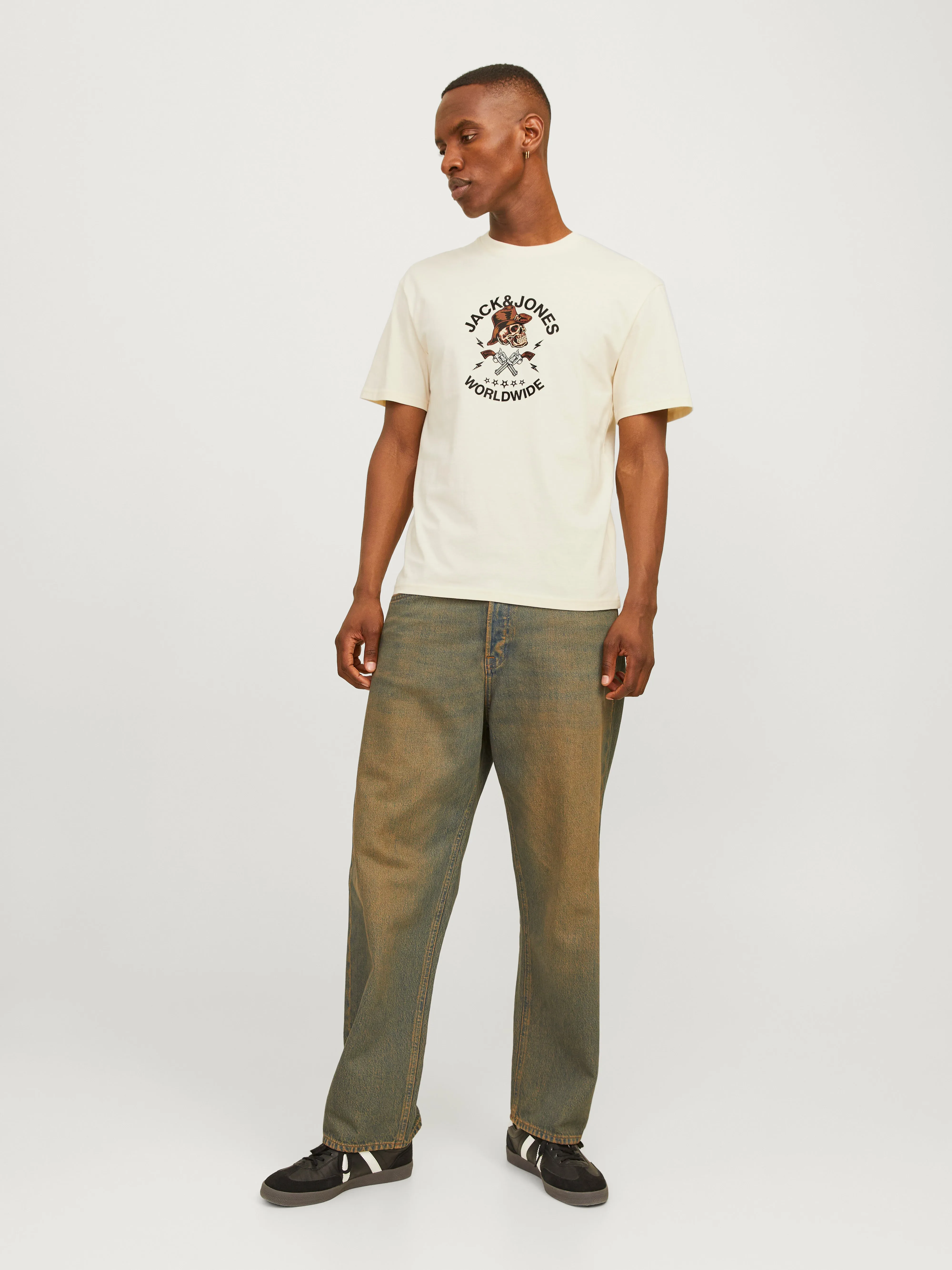 Camiseta Estampado Cuello redondo | Blanco | Jack & Jones®
