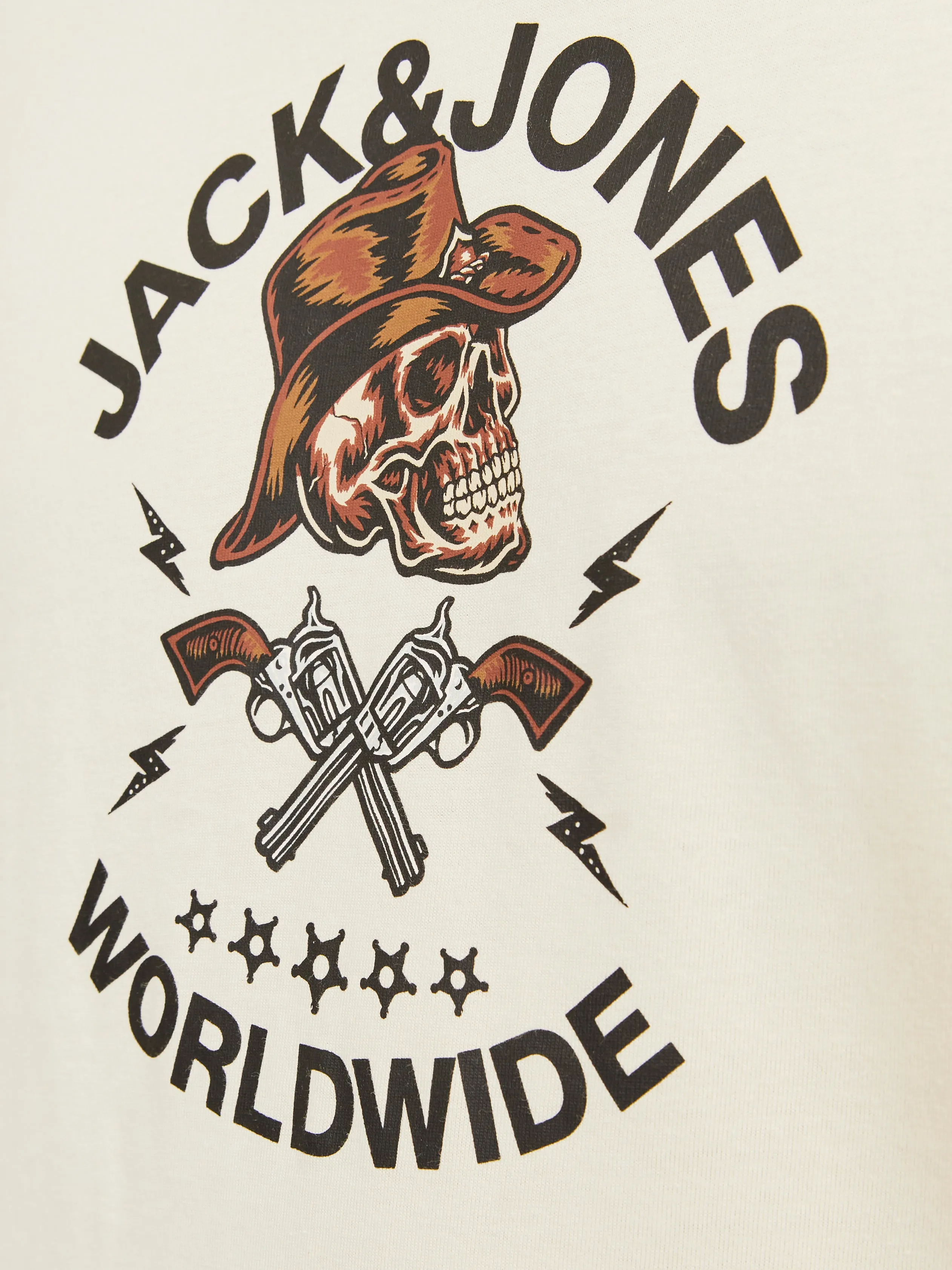 Camiseta Estampado Cuello redondo | Blanco | Jack & Jones®