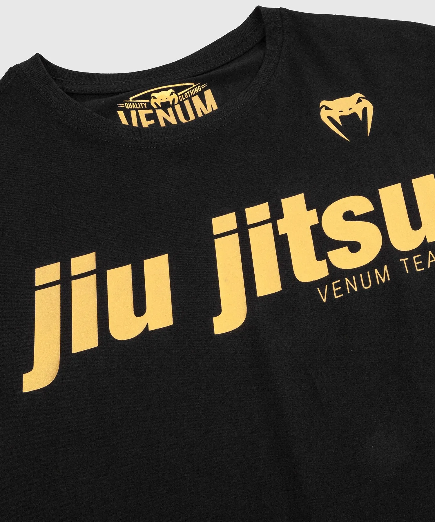 CAMISETA JIU JITSTU VT DE VENUM  NEGRO/ORO