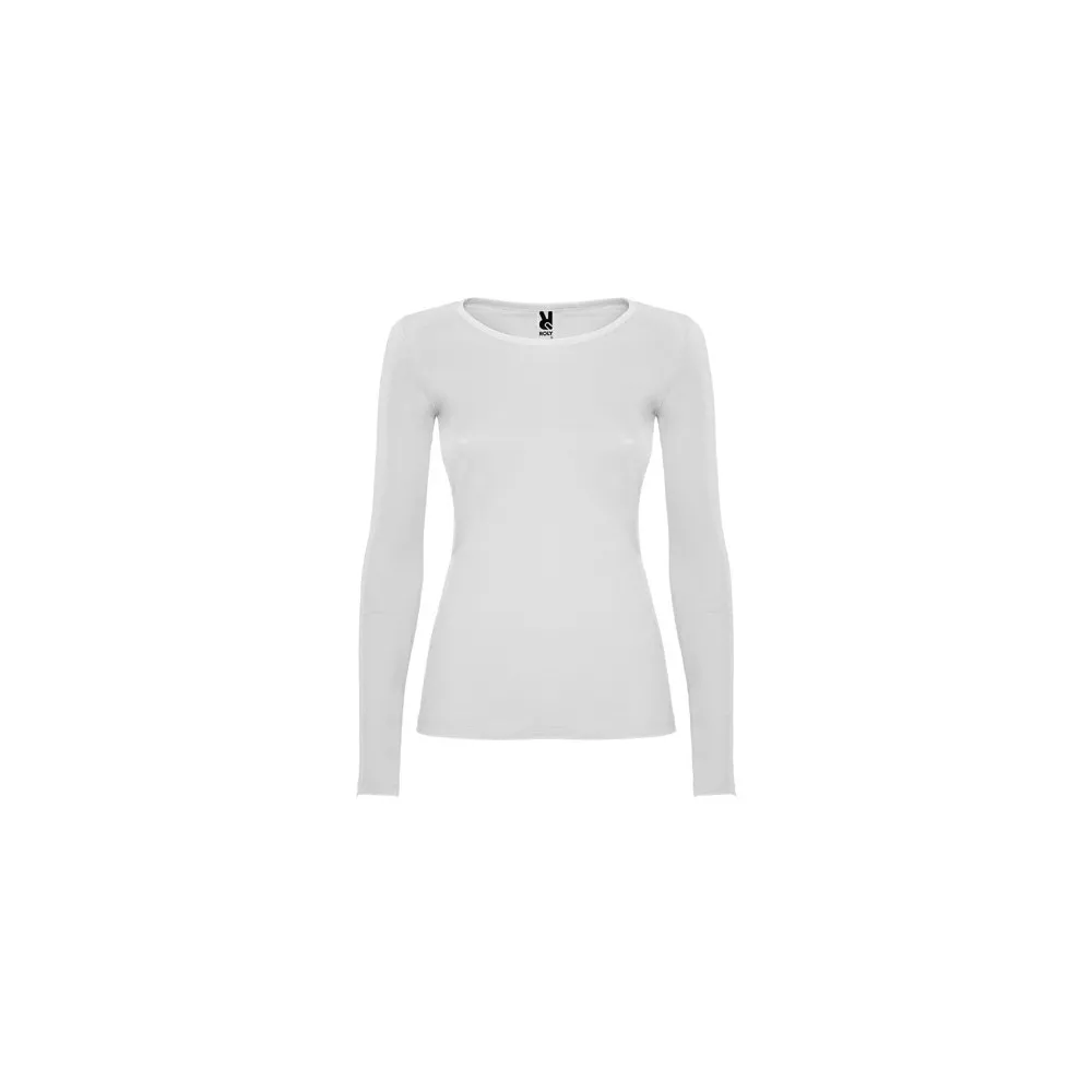 Camiseta manga larga de mujer semientallada