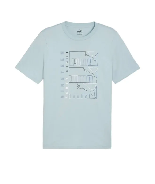 Camiseta Puma Graphics Hombre Turquesa