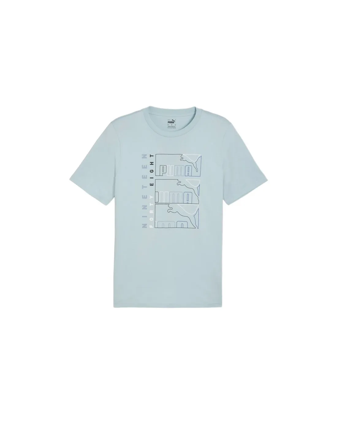 Camiseta Puma Graphics Hombre Turquesa
