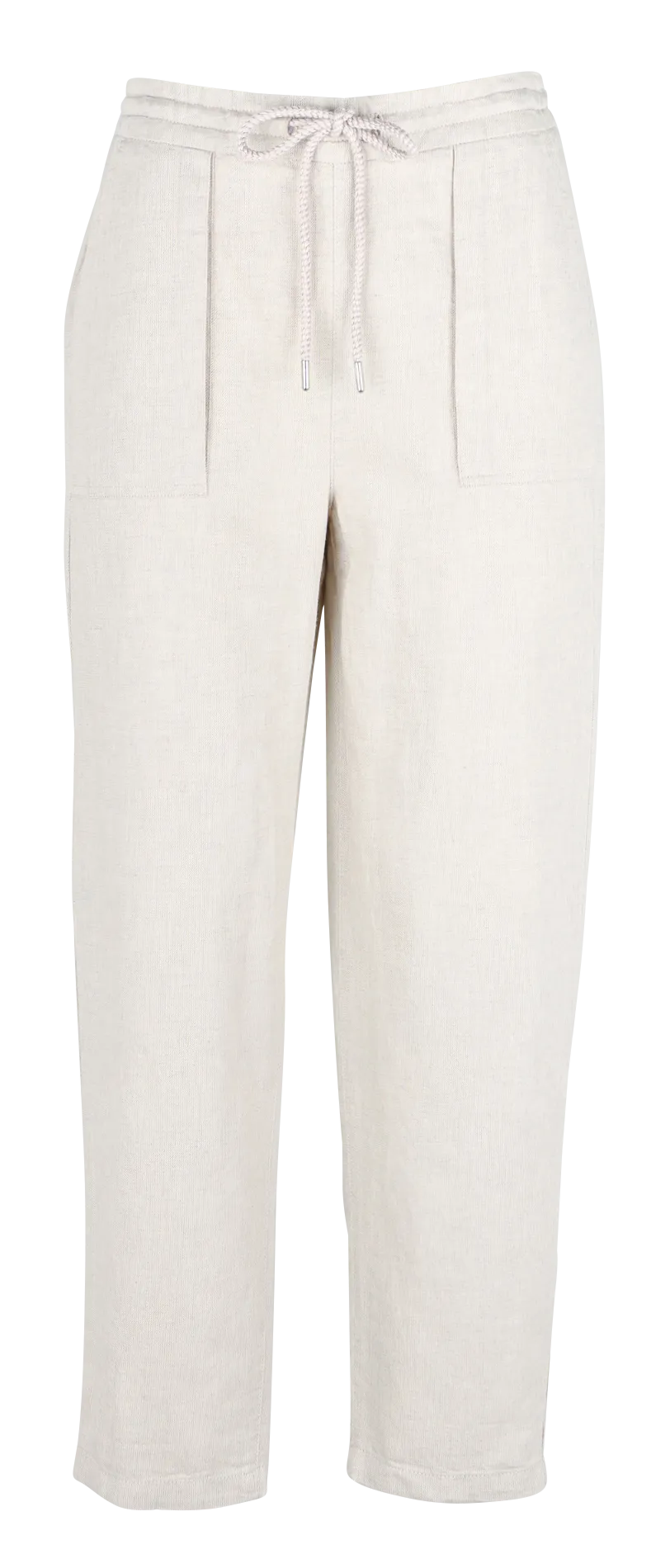 CAROLL IGNACE  PANTALóN RECTO DE ALGODóN Y LINO EN BEIGE
