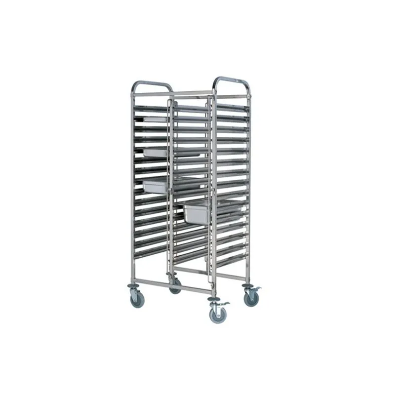 CARRO BANDEJERO DOBLE GASTRONORM CB32GN1/1 IRIMAR