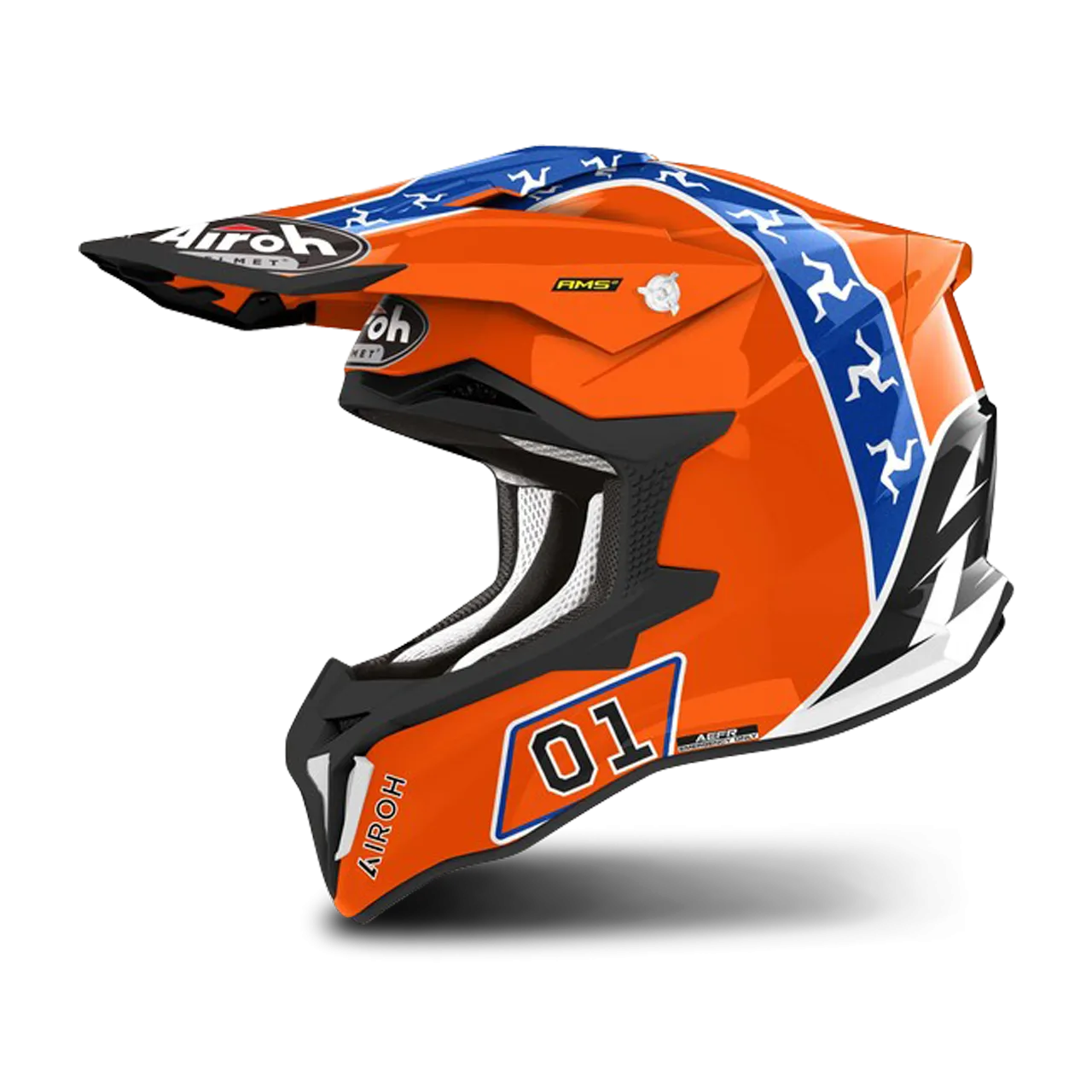 Casco de Cross Airoh Strycker Avellana Brillante