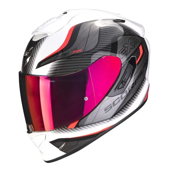 Casco Scorpion Exo 1400 Evo Air Attune White Red 