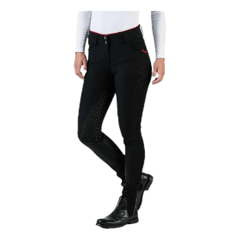 Catago Elina Riding Pants w. Silicon Black
