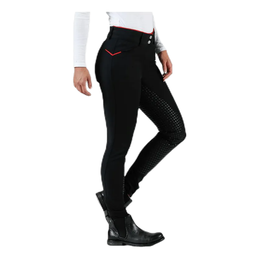Catago Elina Riding Pants w. Silicon Black