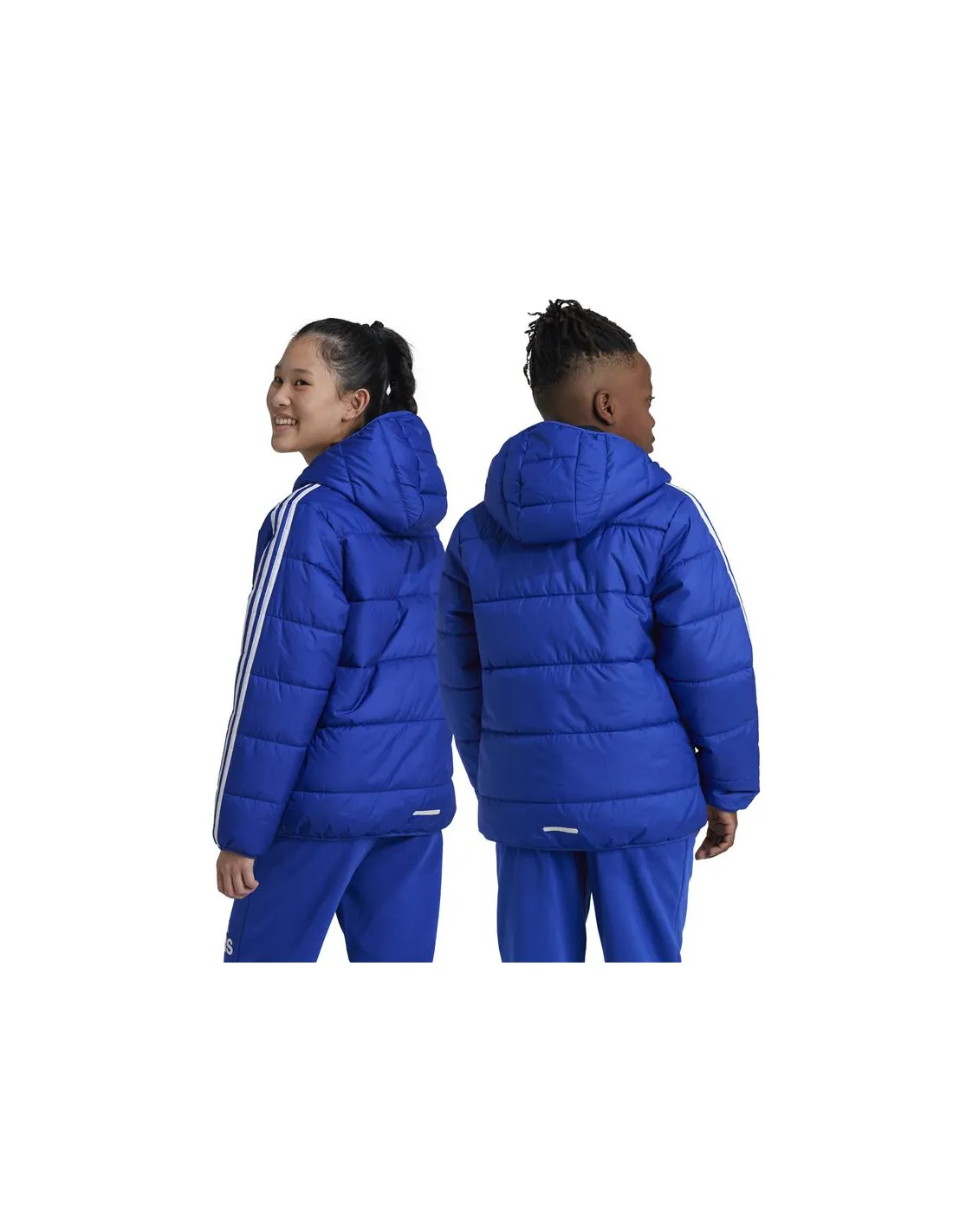 Cazadora adidas Essentials 3 Bandas Padded Infantil Azul