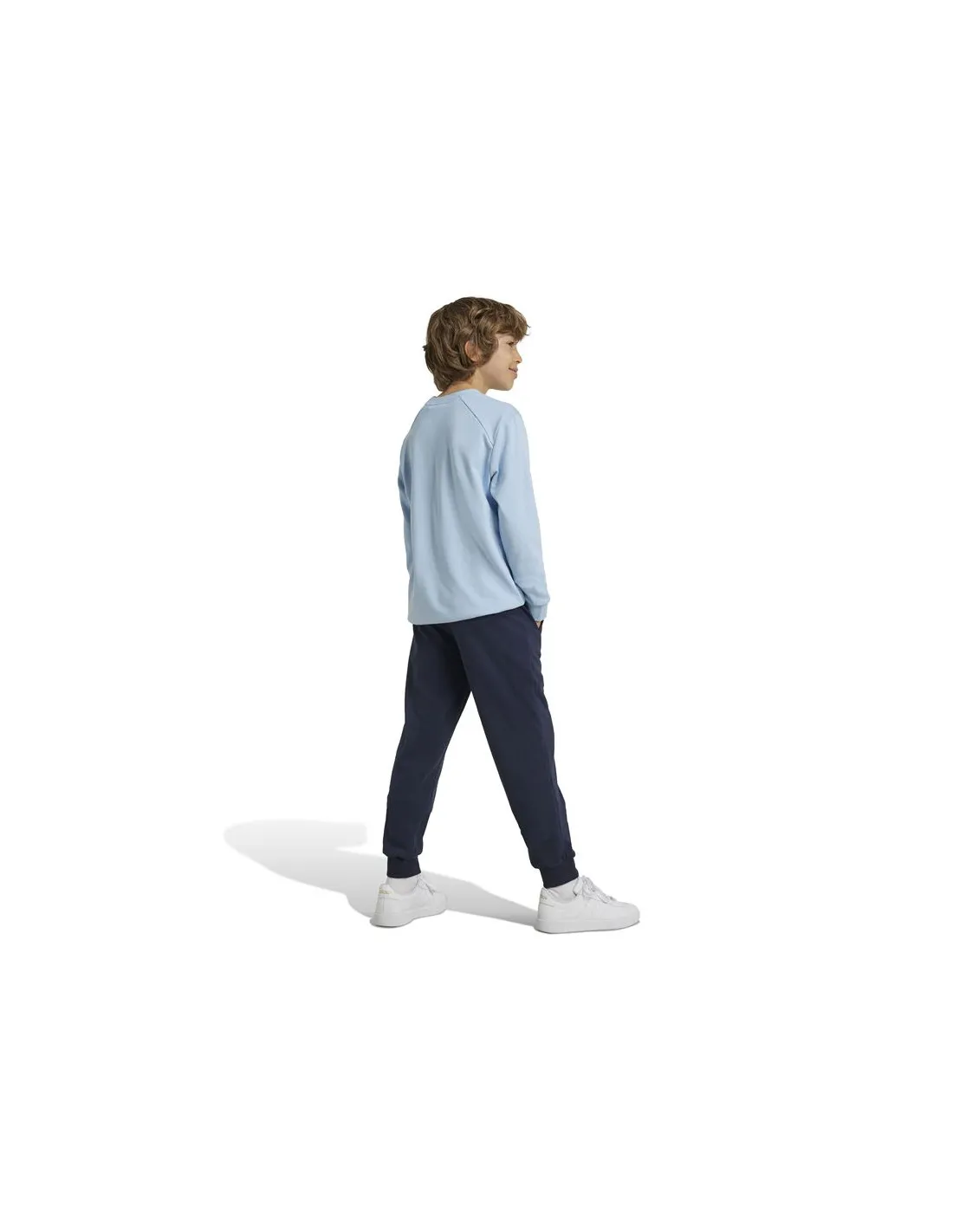 Chandal adidas Essentials Big Logo French Terry Infantil Azul/Blanco