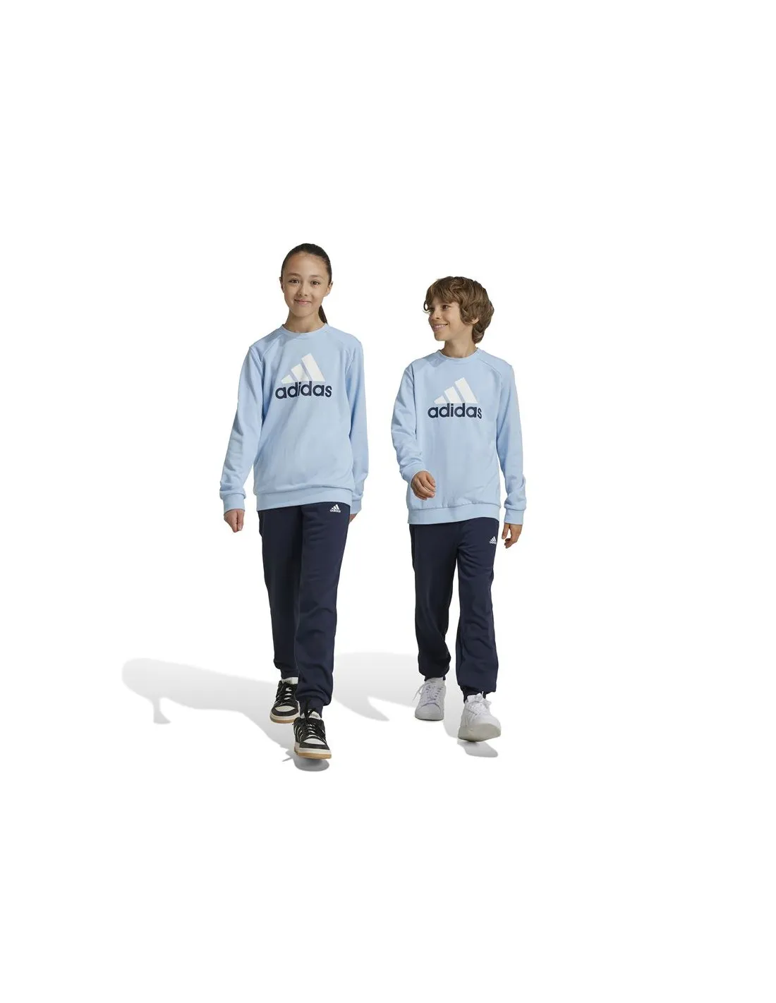 Chandal adidas Essentials Big Logo French Terry Infantil Azul/Blanco