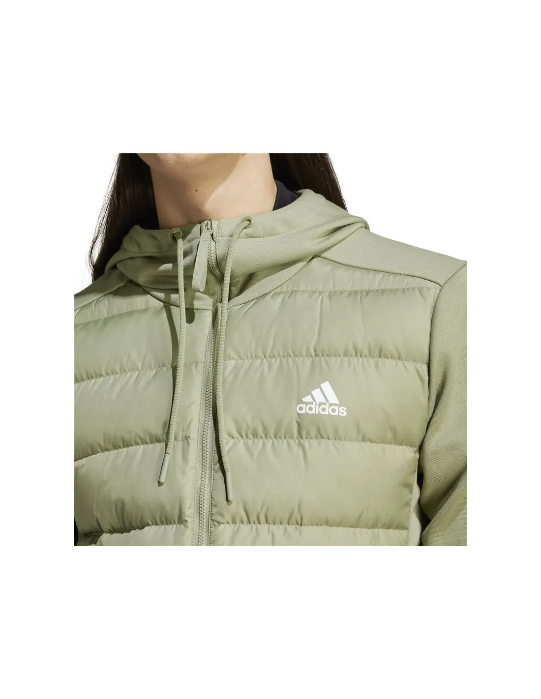 Chaqueta de Montaña Essentials Down Hybrid Hombre Verde