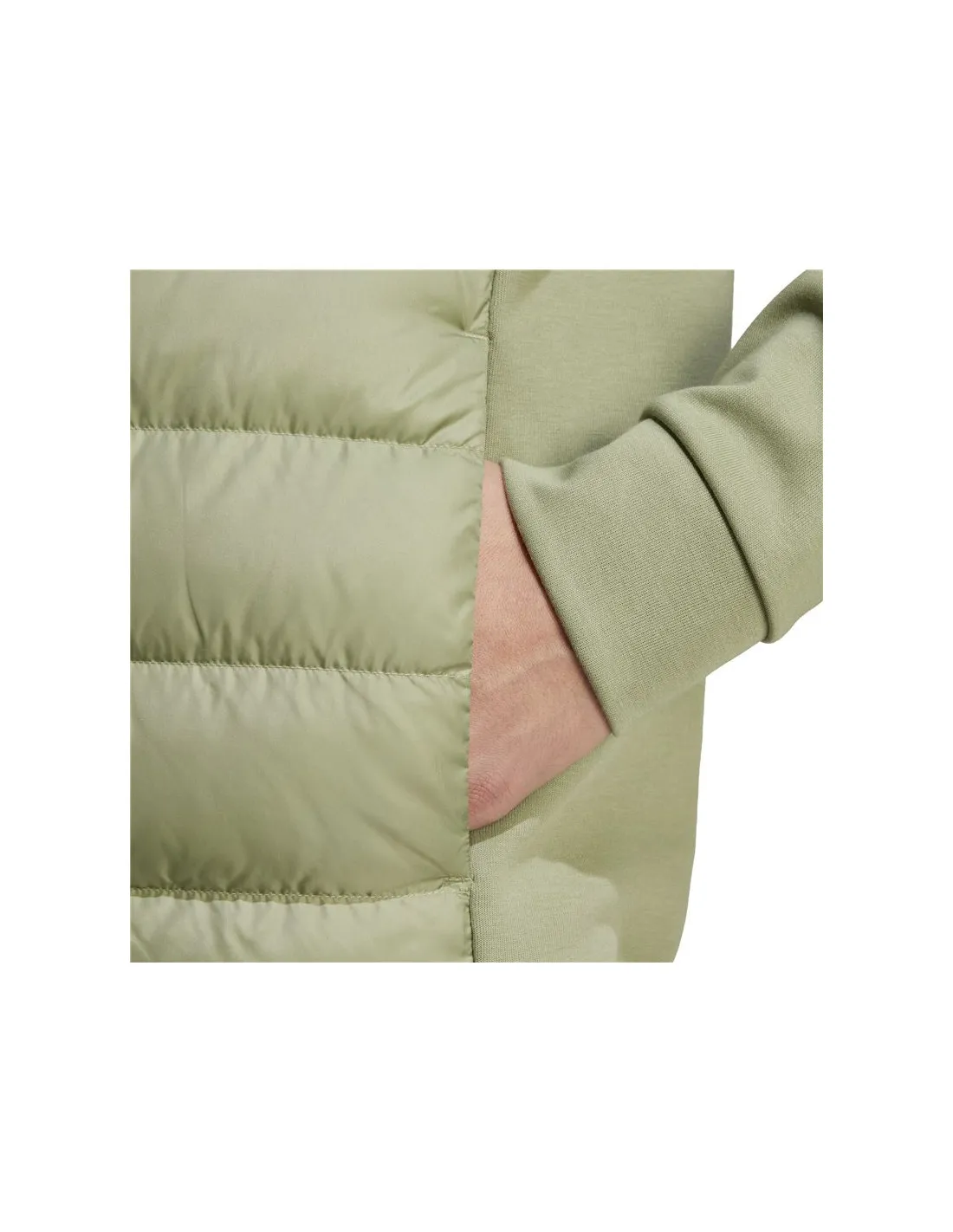 Chaqueta de Montaña Essentials Down Hybrid Hombre Verde
