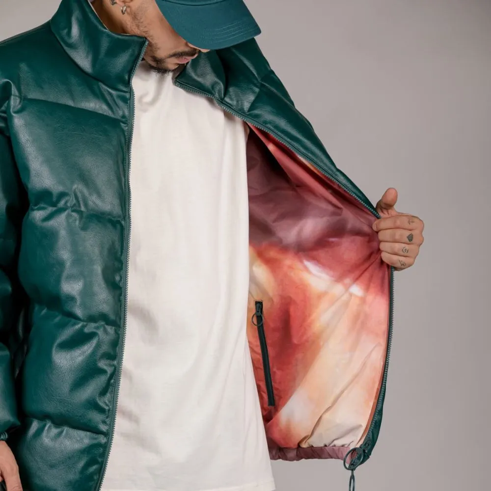 CHAQUETA PUFFY REVERSIBLE GRIMEY "WEST BOUND"  GREEN | FALL 22