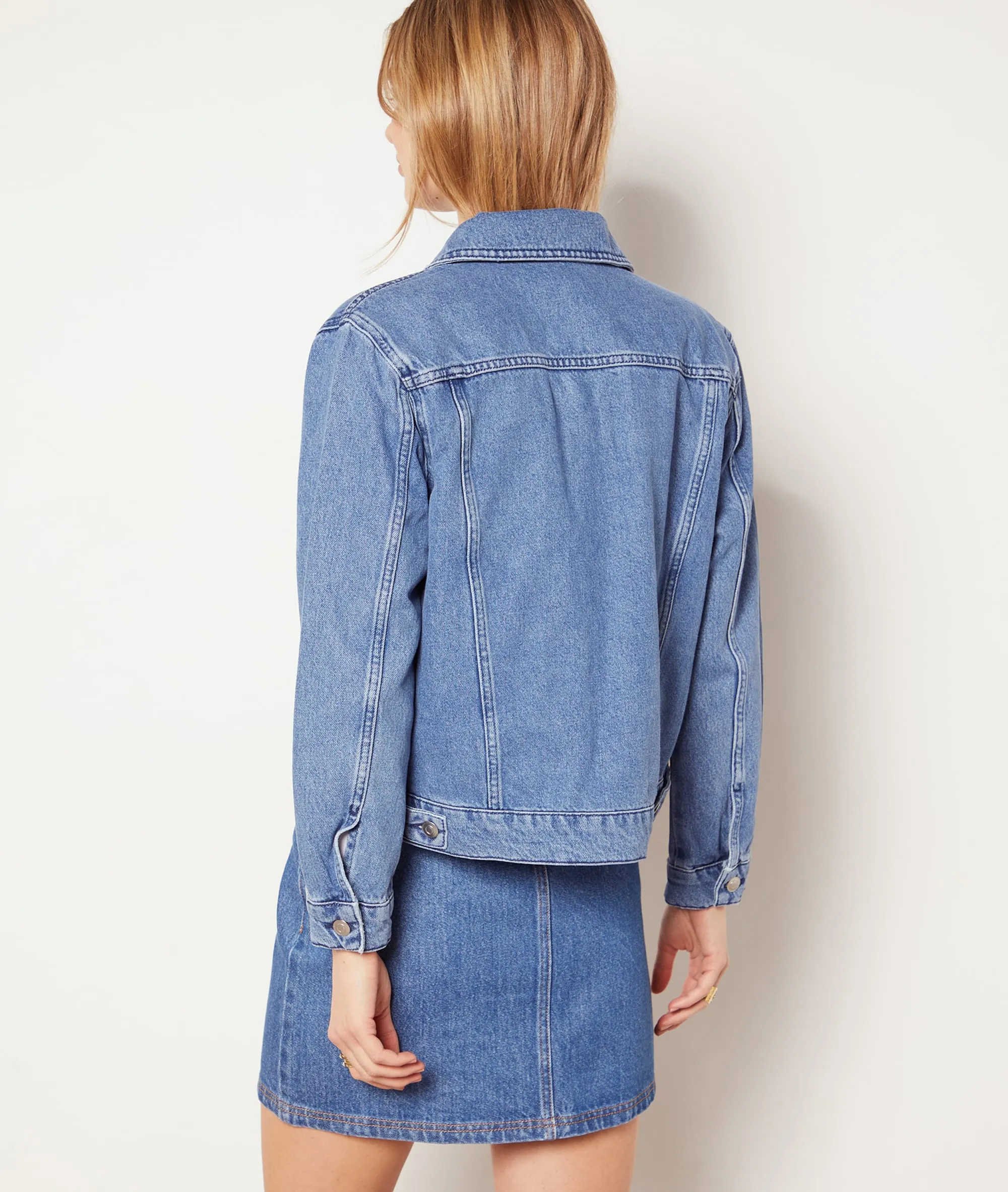CHAQUETA VAQUERA DE ALGODóN DACKET BLEU ROYAL  ETAM