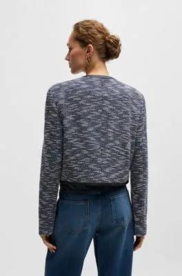 Chaquetilla de tweed de algodón