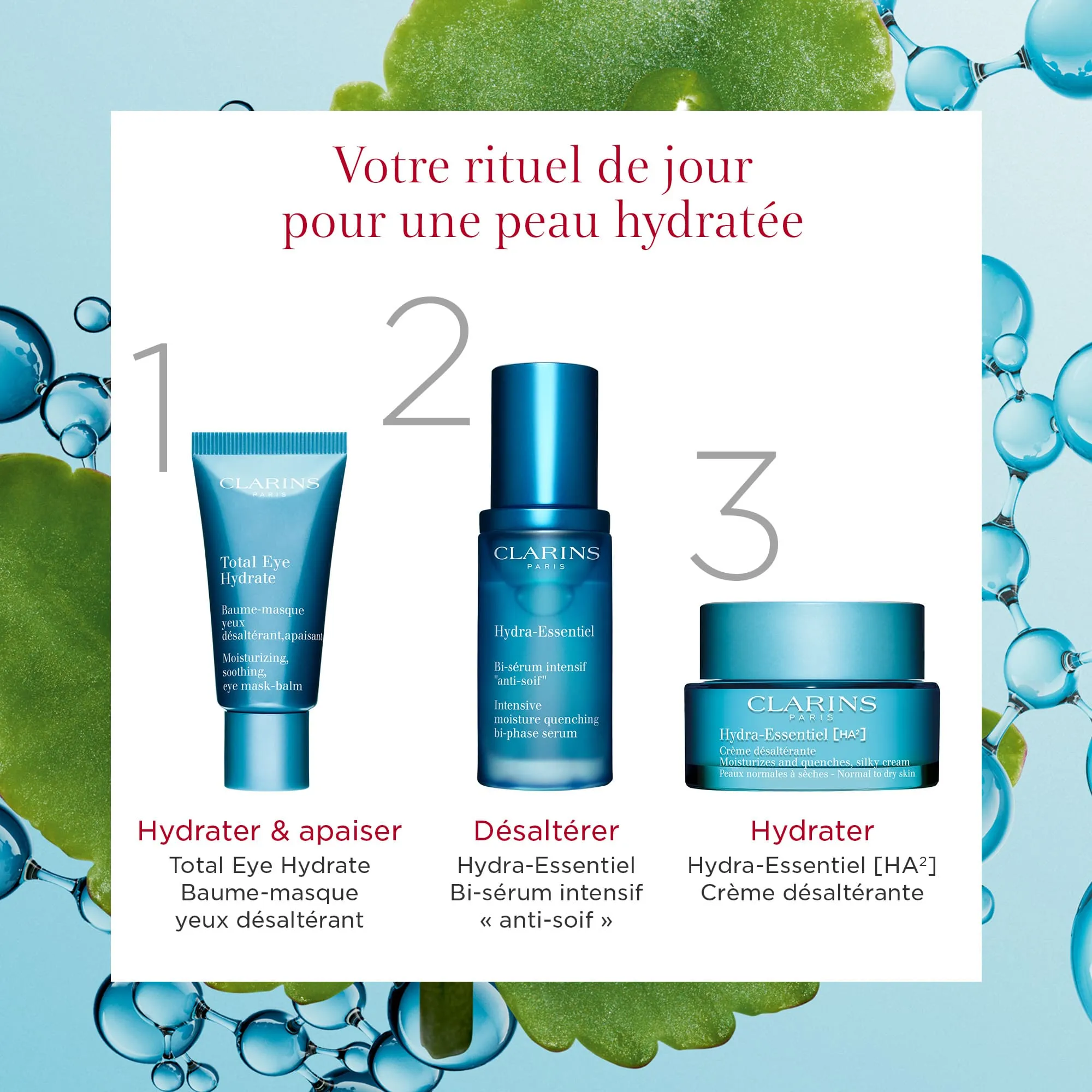 CLARINS HYDRAESSENTIEL HA CREMA HIDRATANTE PIELES NORMALES A SECAS