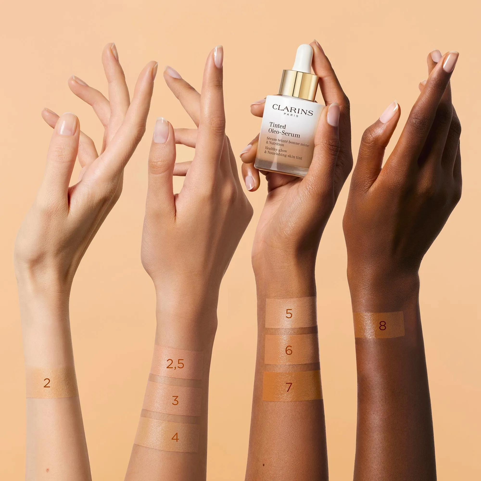 CLARINS TINTED OLEOSERUM  SéRUM CON COLOR BUENA CARA Y NUTRICIóN EN   TEINTE 07