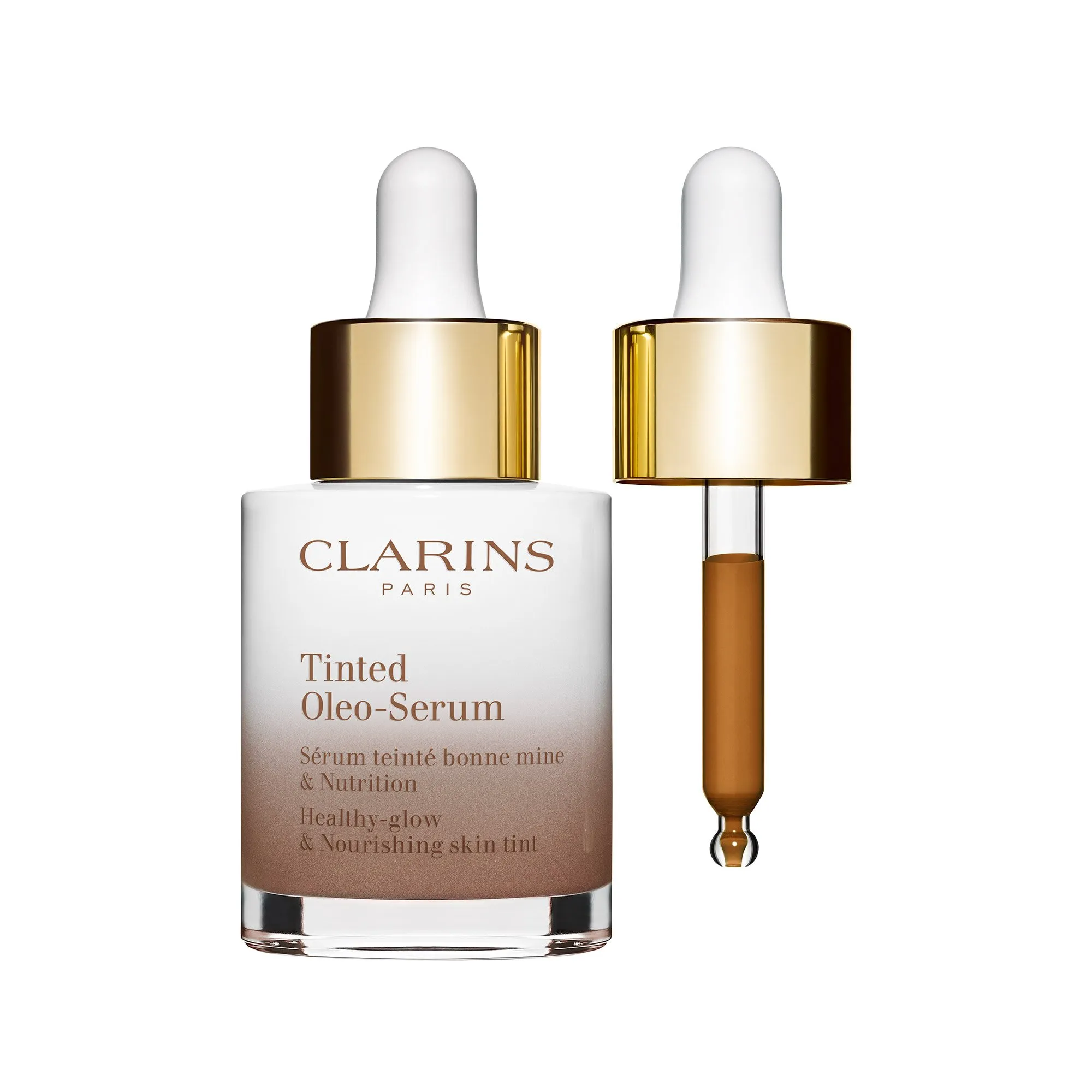 CLARINS TINTED OLEOSERUM  SéRUM CON COLOR BUENA CARA Y NUTRICIóN EN   TEINTE 08