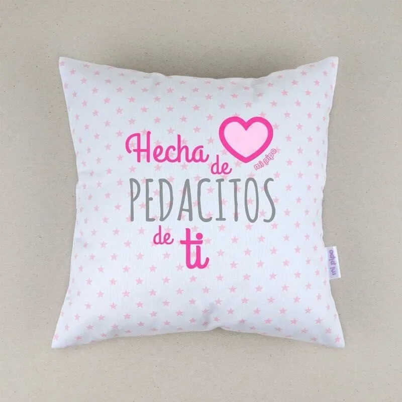 Cojín bebé Hecho de pedacitos de ti