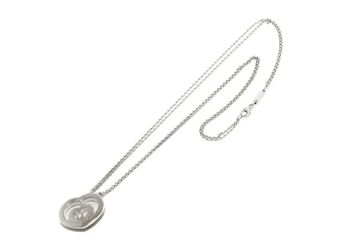 Collar de diamante en forma de corazón Chopard Happy Spirit Dorado 