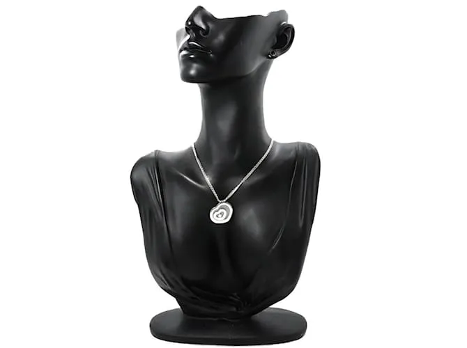 Collar de diamante en forma de corazón Chopard Happy Spirit Dorado 