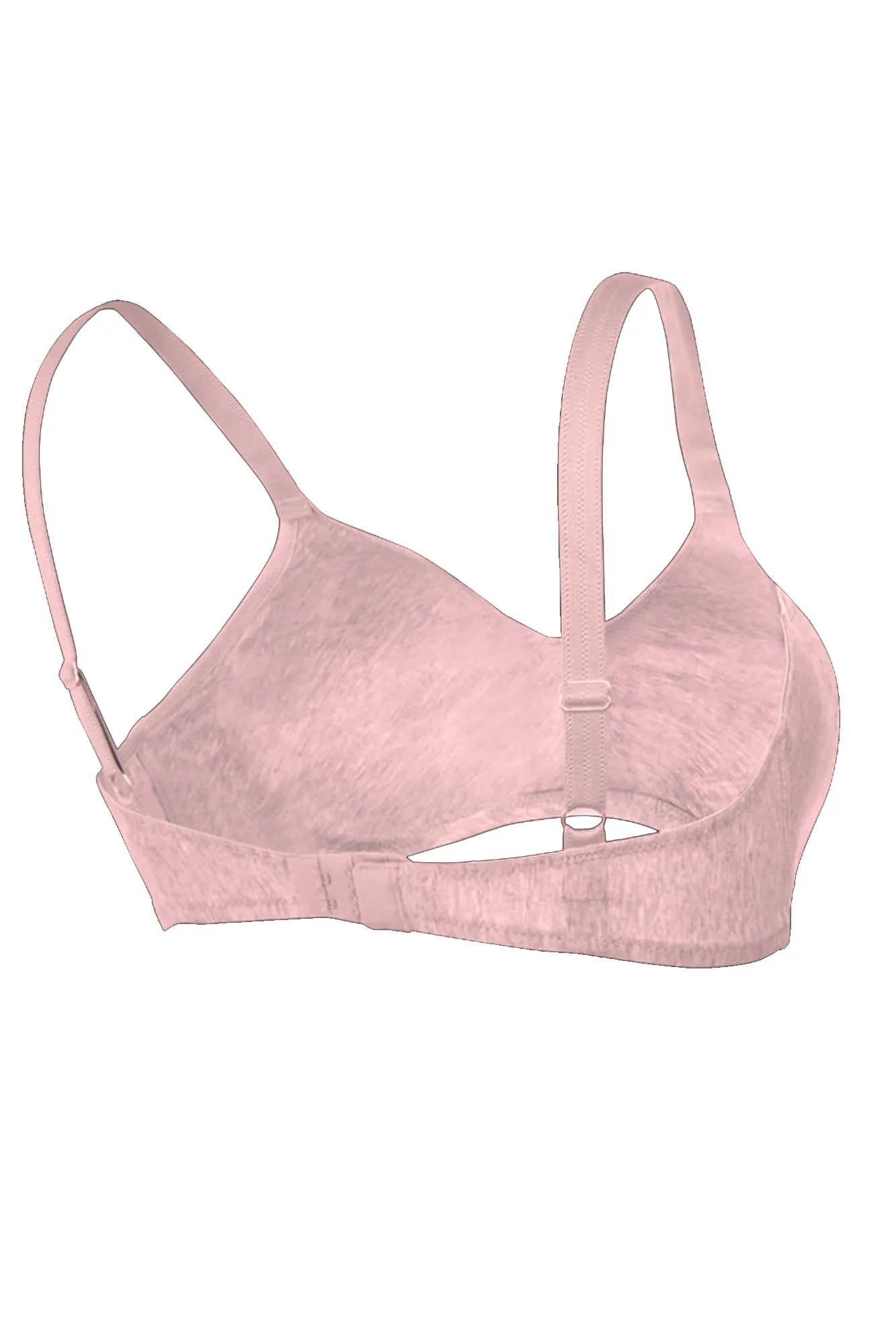 COMAZO sujetador de algodón orgánico COMFY ROSA