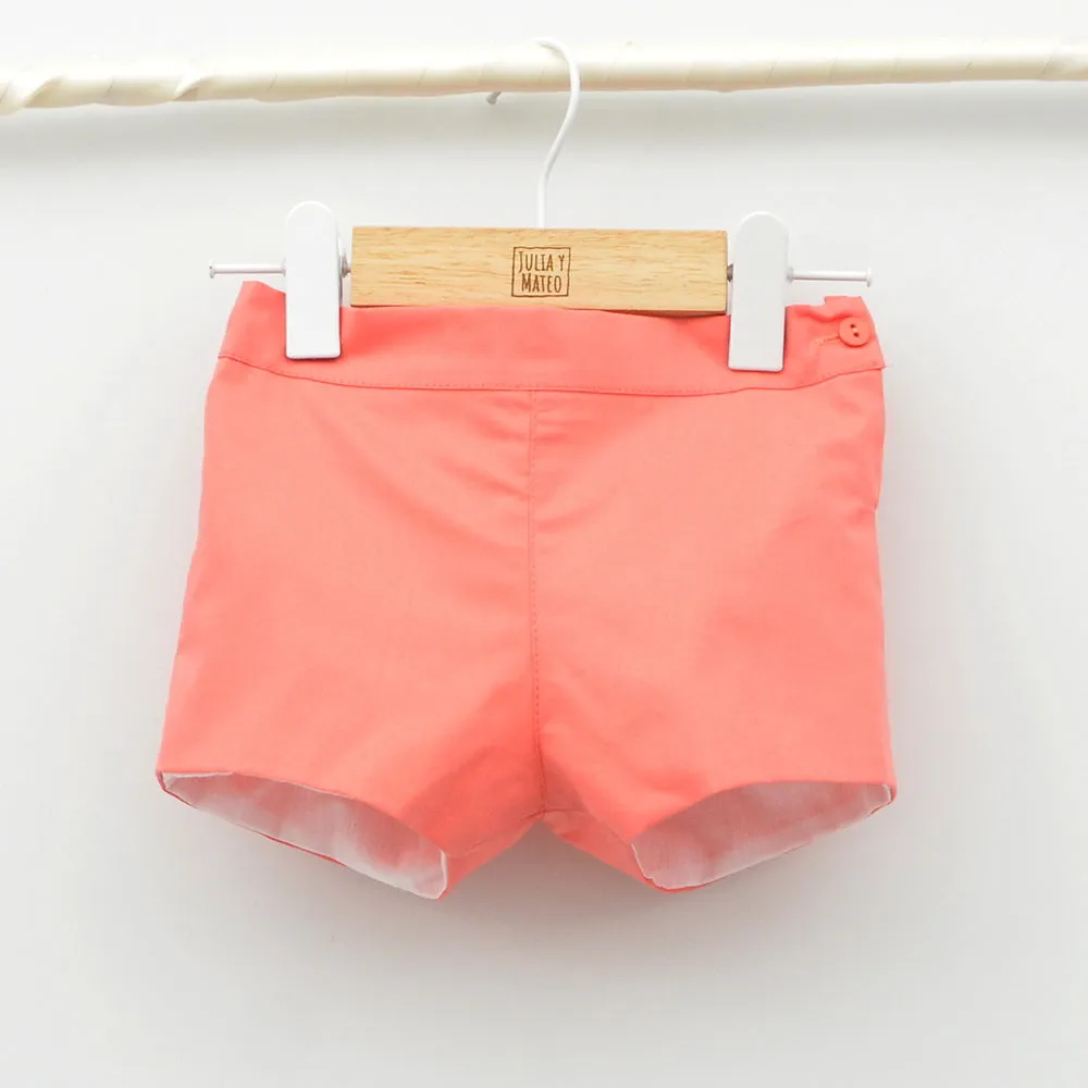 Conjunto Bebé Creta con camisa cuello Mao y pantalón