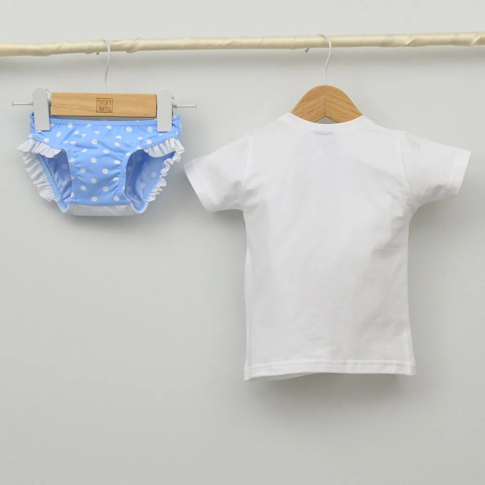 Conjunto camiseta y culetín Bebé Mi patito