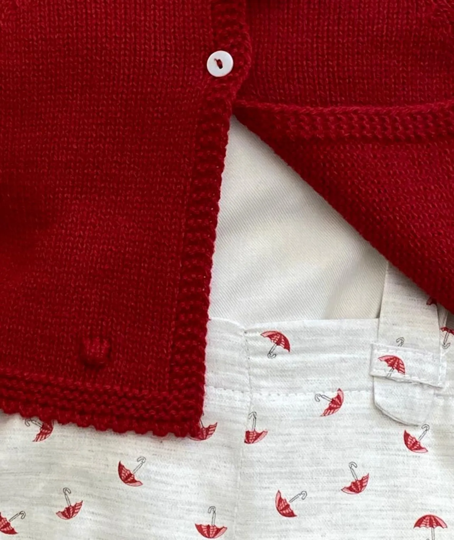 Conjunto para niño ideal primeras puestas Pimentón