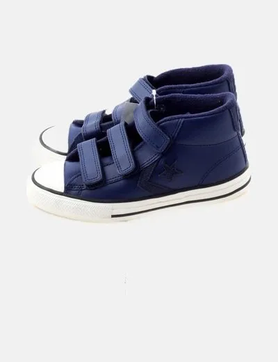 Converse Zapatilla abotinada azul marina