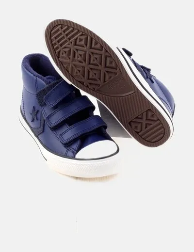 Converse Zapatilla abotinada azul marina