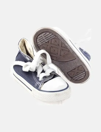 Converse Zapatilla azul marino cordones