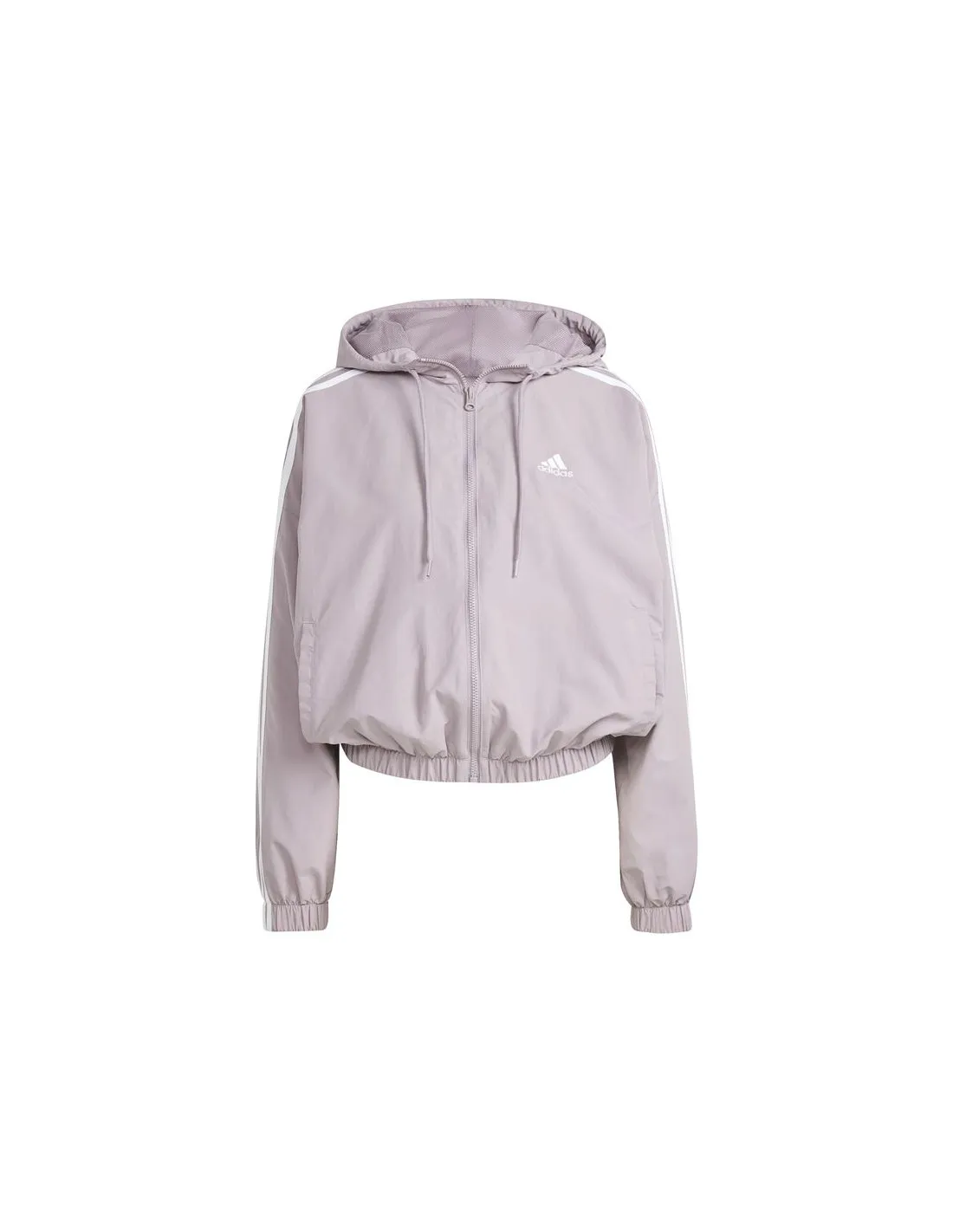 Cortavientos adidas Essentials Woven 3 Bandas Mujer Lila