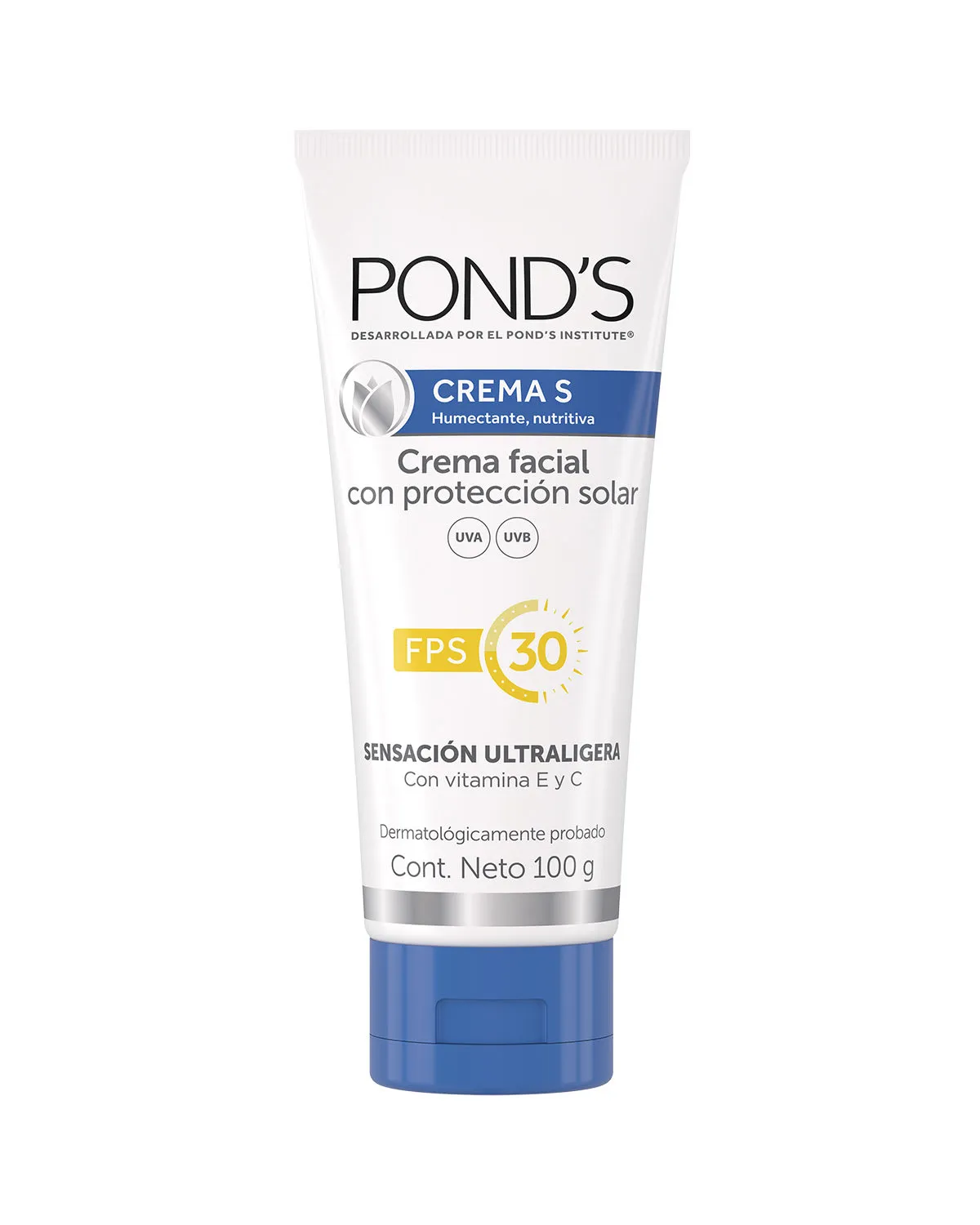 Crema Facial Ponds S FPS 30 x 100 Gr