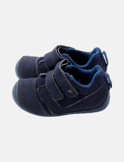 Decathlon Zapatilla deportiva azul belcro