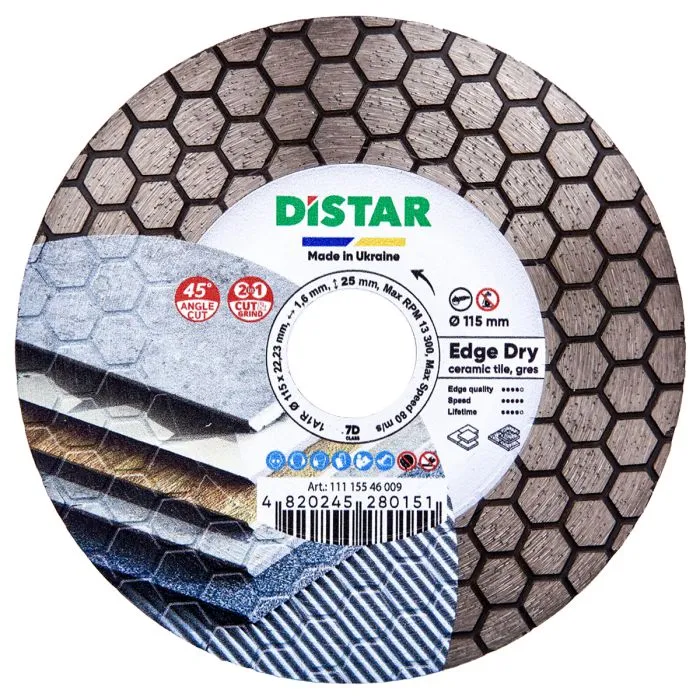 Disco de diamante DiSTAR EDGE DRY Ø115