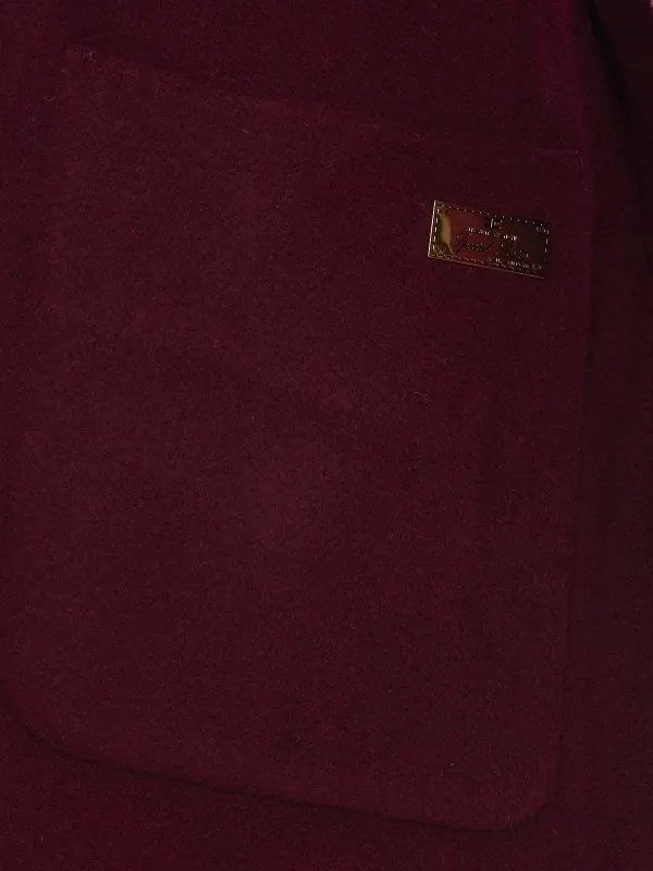 ELISABETTA FRANCHI GABARDINA  ROJO OSCURO