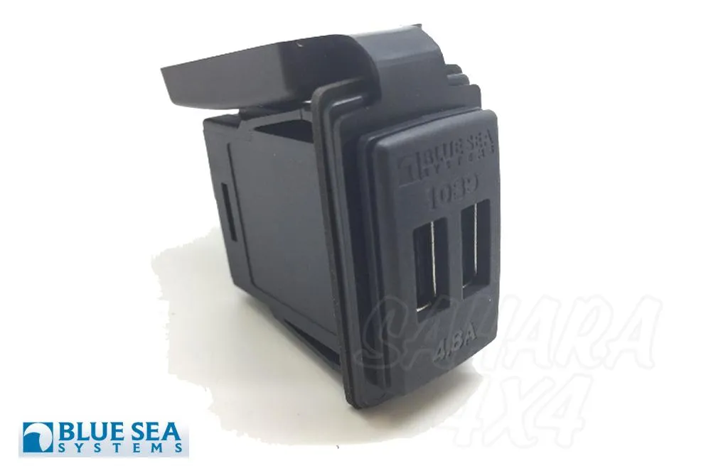 Enchufe USB doble para hueco de interruptor Carling
